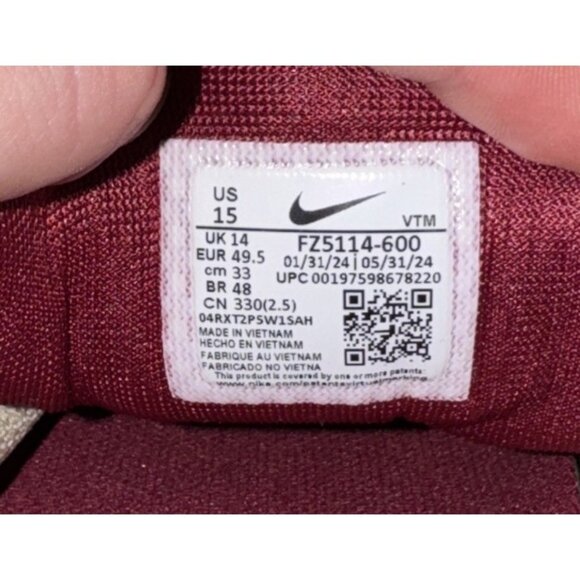 Nike Air Zoom Pegasus 41 Florida State Mens Athletic Running Shoes Size 15 - Picture 8 of 8